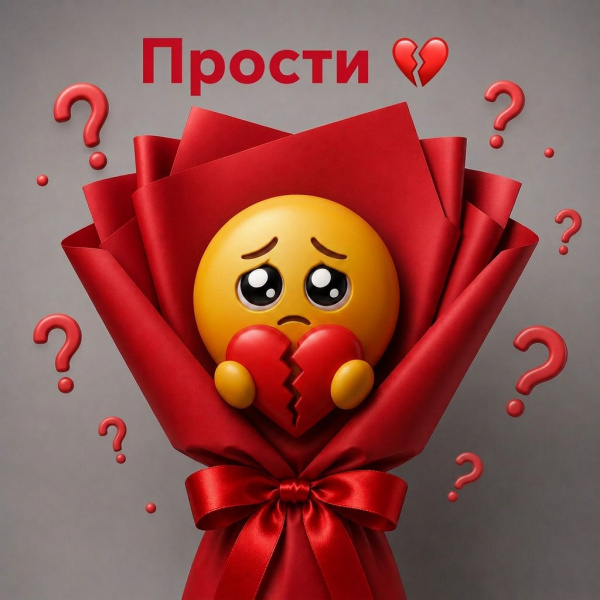 Букет-сюрприз "Прости"