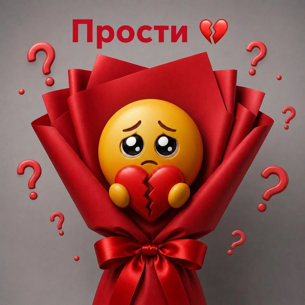 Букет-сюрприз "Прости"